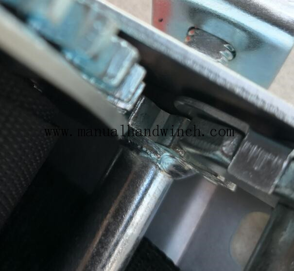 guincho manual reversível manual pequeno do cilindro da corda do guincho 600lbs/fio para a estufa