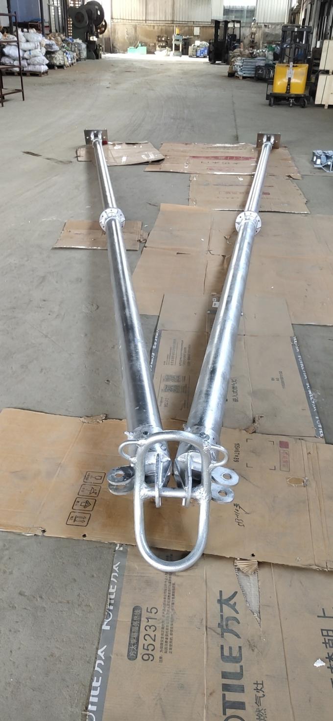 Uma gim tubular polo 17 de Polo Electric Power da extensão de alumínio da forma - carga do vertical 30KN