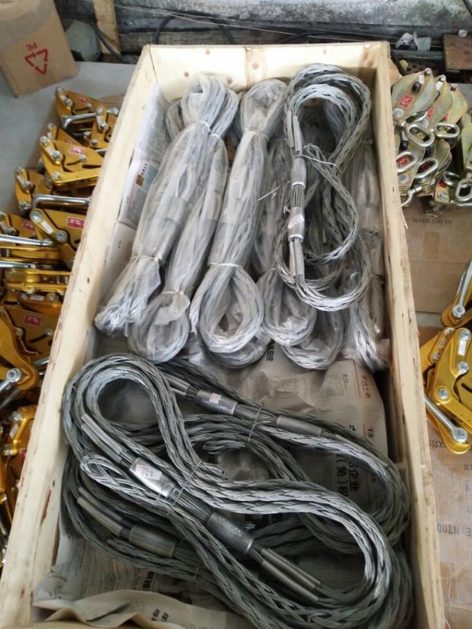 8 - o cabo subterrâneo da carga 80kn avaliado utiliza ferramentas a corda de fio que puxa o condutor