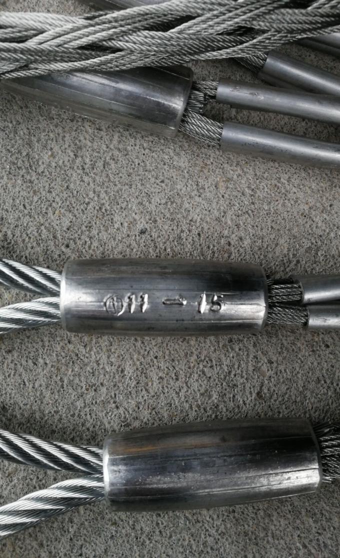 O cabo de fibra ótica da construção da linha elétrica utiliza ferramentas junções da peúga da malha de OPGW ADSS