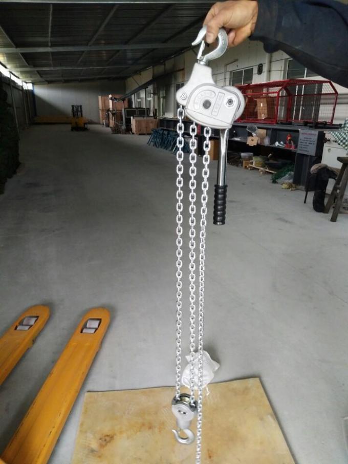 Linha de transmissão série manual da liga de alumínio do punho da ferramenta que levanta a grua Chain elétrica