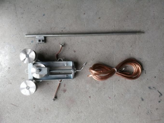 Material de alumínio do bloco de polia do cabo de fio aterrando da terra do condutor para ferramentas elétricas
