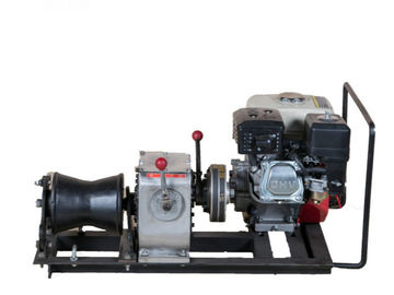 Grua de 2 toneladas portátil do motor/guincho diesel do cabo estrutura compacta fornecedor