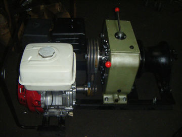 Grua de 2 toneladas portátil do motor/guincho diesel do cabo estrutura compacta fornecedor